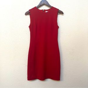 Patrizia Luca Milano Red Sleeveless Sheath Dress B18/20